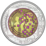 Austria 🇦🇹 Silver / Niobium Coin 2020 € 25 Big Data PCGS 🔝 MS70 🔝. - Image 3
