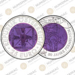Austria 🇦🇹 Silver / Niobium Coin 2005 € 25 50th Anniversary of Television PCGS 🔝MS70 🔝.