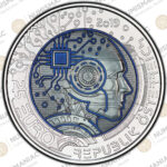 Austria 🇦🇹 Silver / Niobium Coin 2019 € 25 Artificial Intelligence  Niobium. - Image 2