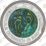 Austria 🇦🇹 Silver / Niobium Coin 2018 € 25 Anthropocene. - Image 2