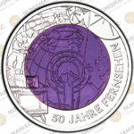 Austria 🇦🇹 Silver / Niobium Coin 2005 € 25 50th Anniversary of Television PCGS 🔝MS70 🔝. - Image 3