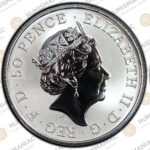 Great Britain 🇬🇧 2021 Queens Beasts Unicorn of Scotland 50p Silver Proof Coin 1/4oz PCGS 🔝 PR70 🔝. - Image 3