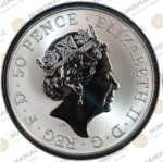 Great Britain 🇬🇧 2021 Queens Beasts White Horse Hanover 50p Silver Proof Coin 1/4oz PCGS 🔝 PR70 🔝. - Image 3