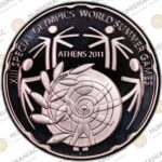 Greece 🇬🇷 2011 Silver Coin € 10 Special Olympics Stadium PCGS PR69DCAM. - Image 2