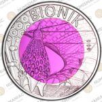 Austria 🇦🇹 Silver / Niobium Coin 2012 € 25 Bionik PCGS 🔝 MS70 🔝.