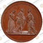 Bavaria 1836 Ludwig’s return from visiting Greece Medal PCGS 🔝SP63🔝. - Image 2