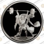 Greece 🇬🇷 2004 Silver Coin € 10 Olympic Games Weightlifting PCGS 🔝PR70DCAM🔝. - Image 2