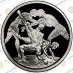 Greece 🇬🇷 2004 Silver Coin € 10 Olympic Games Wrestling PCGS 🔝PR70DCAM🔝. - Image 2