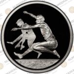 Greece 🇬🇷 2004 Silver Coin € 10 Olympic Games Long jump PCGS 🔝PR70DCAM🔝. - Image 2