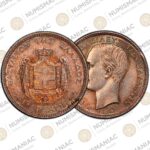 Greece 🇬🇷 Silver Coin 1 Drachma 1873 MINT ERROR-- King George A' -- PCGS MS61.