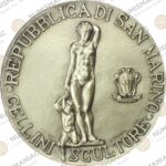 San Marino 🇸🇲 1971 3 Silver Medals Official Set for Benvenuto Cellini. - Image 6