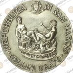San Marino 🇸🇲 1971 3 Silver Medals Official Set for Benvenuto Cellini. - Image 2