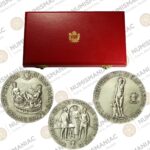 San Marino 🇸🇲 1971 3 Silver Medals Official Set for Benvenuto Cellini.