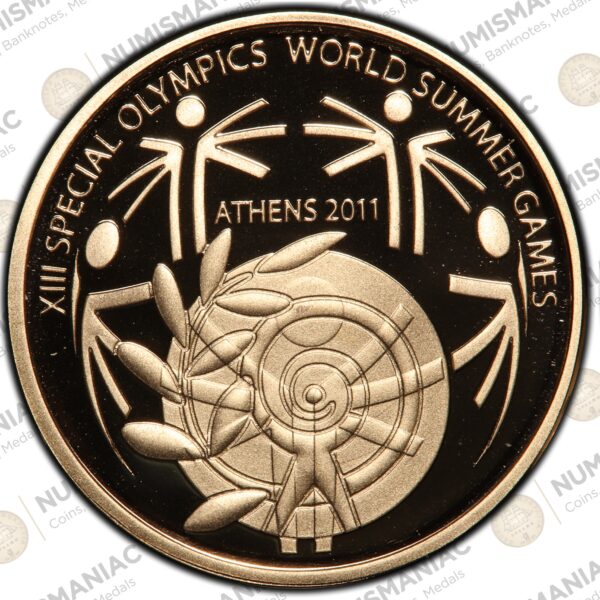 Greece 🇬🇷 2011 Gold Coin € 100"Athens Special Olympics" 🔝PCGS PR70 DCAM🔝 A