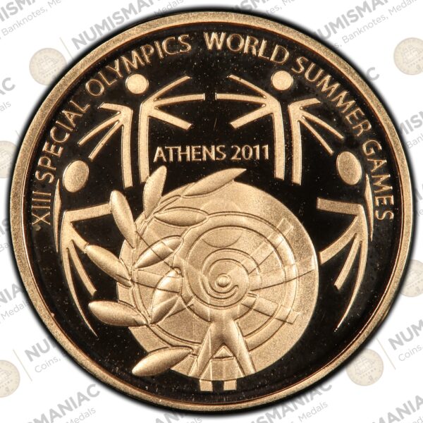 Greece 🇬🇷 2011 Gold Coin € 100"Athens Special Olympics" PCGS PR69 DCAM.B