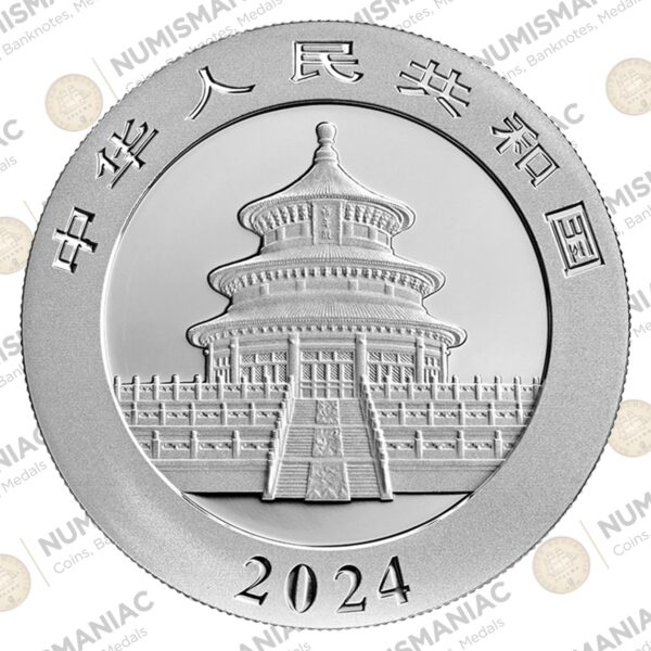 China 🇨🇳 Panda 2024 30g Silver Bullion Coin.B