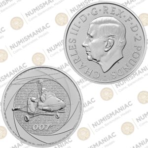 Great Britain 🇬🇧 Bond of the 1960s 2024 1oz Silver Bullion Coin.