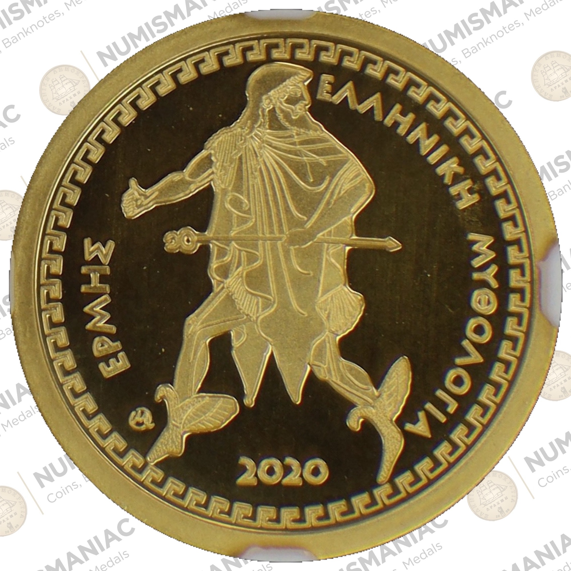 Greece 🇬🇷 2020 Gold Coin € 100 "Greek Mythology - The Olympian Gods - Hermes" NGC PR69UC.A
