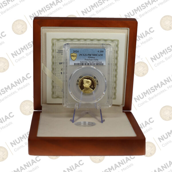 Gold Coin € 200 Penelope Delta box