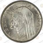 Italy 🇮🇹 500 Lire 1965 Silver Coin -- 700th Anniversary of the birth of Dante Alighieri. - Image 2