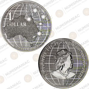 Australia 🇦🇺 1$ Beneath the Southern Skies -- 1oz Silver .9999 Coin.