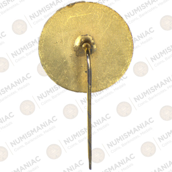 Greece 🇬🇷 Gilted Pin for the Wounded in 1940‑41 War. - Image 3