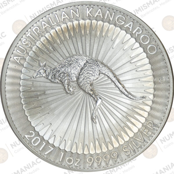 Australia 🇦🇺 Kangaroo 2017 1oz Silver Bullion Coin. - Image 2