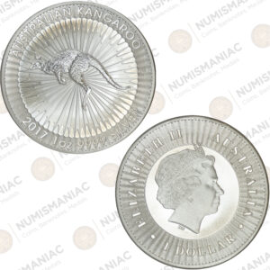 Australia 🇦🇺 Kangaroo 2017 1oz Silver Bullion Coin.