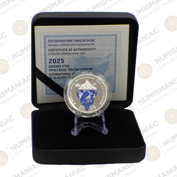 Greece 🇬🇷 2025 Silver Coin € 6 "International Year of Glaciers Preservation". - Image 4