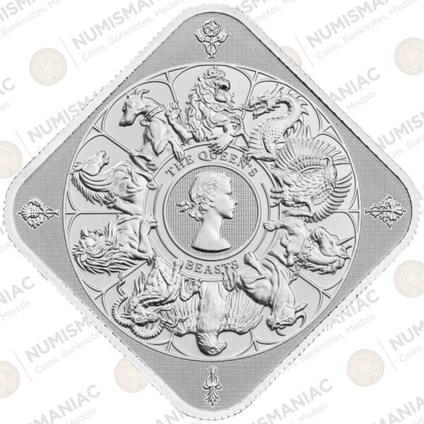 Great Britain 🇬🇧 "The Queen's Beasts" 2025 1oz Silver Bullion Bar. - Image 2