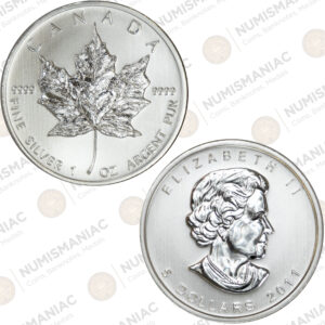 Canada 🇨🇦 Maple Leaf 2011 1oz Silver Bullion Coin.