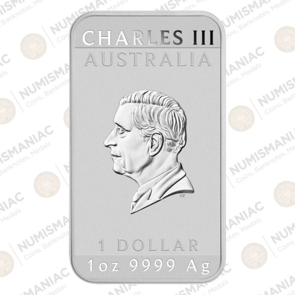 Australia 🇦🇺 1$ Dragon 2025-- 1oz Silver .9999 Bar. - Image 3