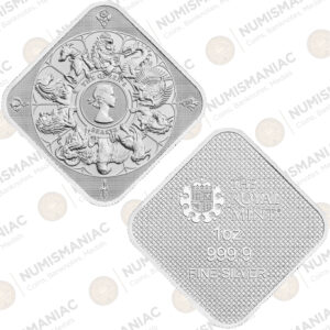 Great Britain 🇬🇧 "The Queen's Beasts" 2025 1oz Silver Bullion Bar.