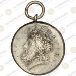 Greece 🇬🇷 1919 Silver Medal Venizelos as Zeus - "Chase1143". - Image 2