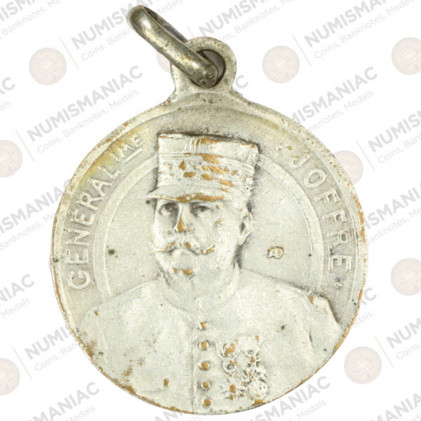 France 🇫🇷 WWI Commemorative Medal “Gloire aux Alliés” 1914–1915, Général Joffre. - Image 3