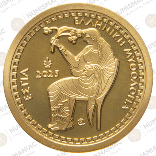 Greece 🇬🇷 2025 Gold Coin € 100 - Greek Mythology - The Olympian Gods - "HESTIA". - Image 2