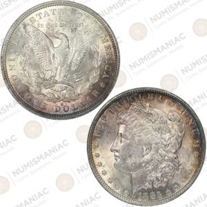 United States of America 🇺🇸 1883 UNC Silver "Morgan Dollar" -O- New Orleans Mint.