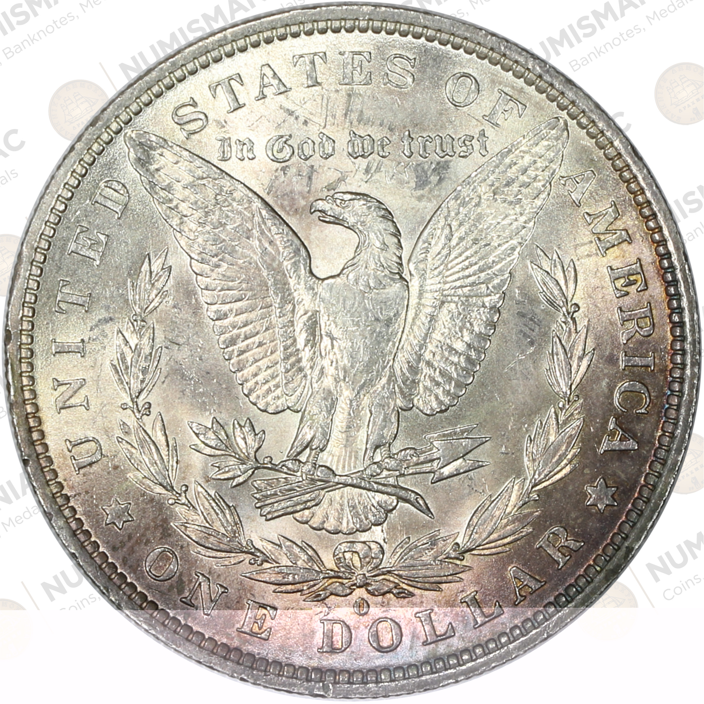 United States of America 🇺🇸 1883 UNC Silver "Morgan Dollar" -O- New Orleans Mint. - Image 2
