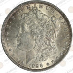 United States of America 🇺🇸 1896 UNC Silver "Morgan Dollar" Philadelphia Mint. - Image 3