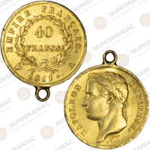 France 🇫🇷 Empire 1811 40 Francs Gold Coin Napoléon I.