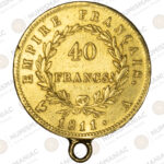 France 🇫🇷 Empire 1811 40 Francs Gold Coin Napoléon I. - Image 2