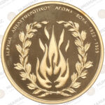Cyprus 🇨🇾 1957-2007 Gold Medal - EOKA Institute-“50 years since the Holocaust of Grigoris Afxentiou.” - Image 3