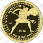 Greece 🇬🇷 2016 Gold Coin € 100 - Greek Mythology - The Olympian Gods - "POSEIDON". - Image 2