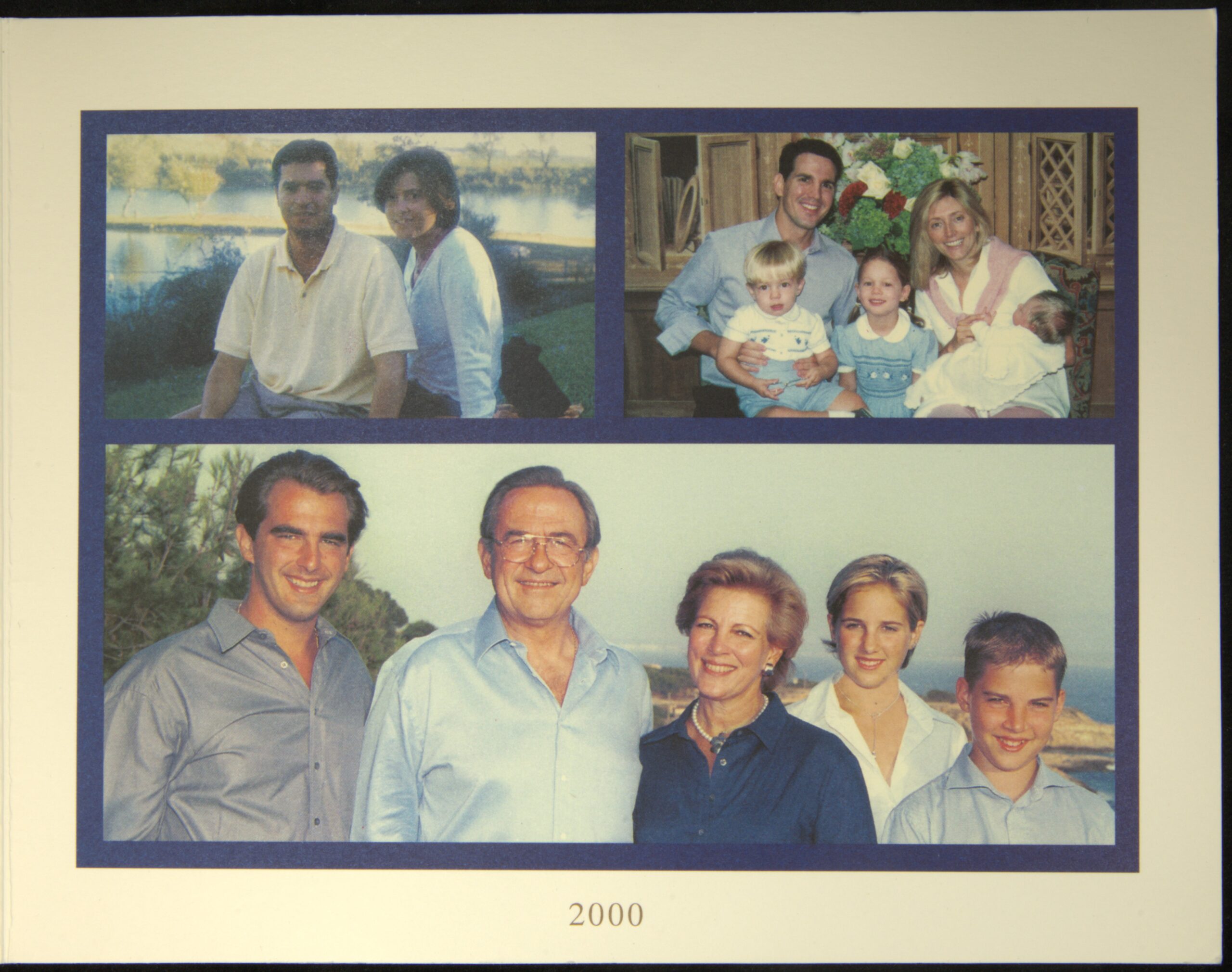 Greece 🇬🇷 2000 King Constantine II & Queen Anne-Marie Signed Royal Family Christmas Card. - Image 3