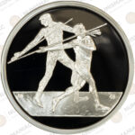 Greece 🇬🇷 2004 Silver Coin € 10 Olympic Games Javelin Throw. - Image 2