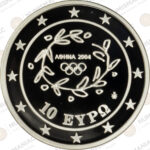 Greece 🇬🇷 2004 Silver Coin € 10 Olympic Games Weightlifting . - Image 3