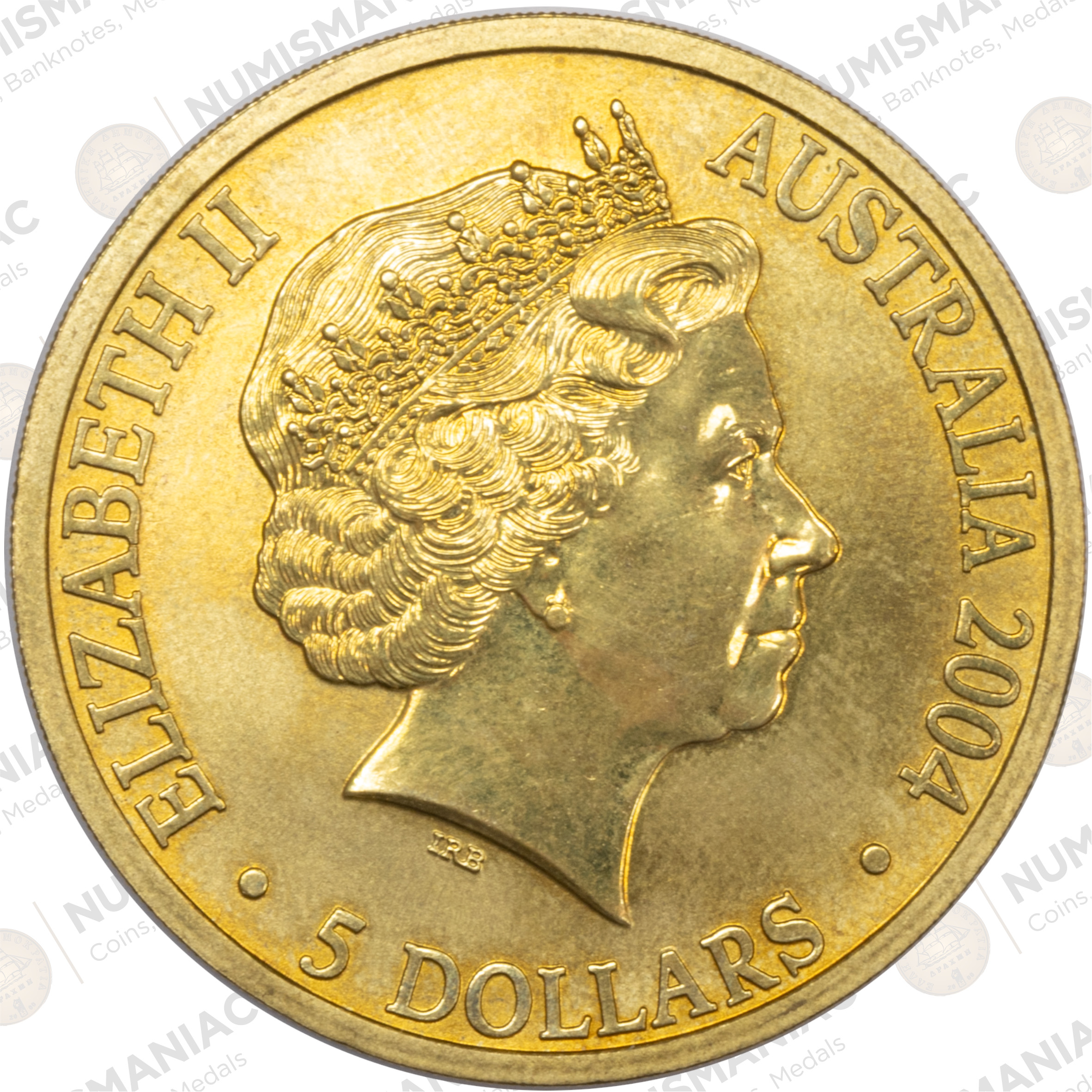 Australia 🇦🇺 5 Dollars - Elizabeth II - Sydney to Athens 2004. - Image 3