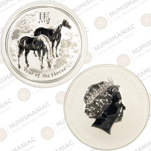Australia 🇦🇺 2014 Silver Lunar Year of the Horse 1oz Silver Bullion Coin.