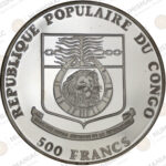 Congo 🇨🇩 500 Francs 1994 Silver Coin – FIFA World Cup Soccer Commemorative (Ag / 20gr / .999). - Image 3