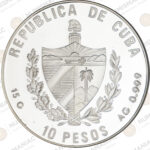 Cuba 🇨🇺 10 Pesos Silver Coin – Expo 2000 London Commemorative Issue. - Image 3